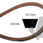 Mitsuboshi V-SNAAR VLAK 1/2 78 INCH