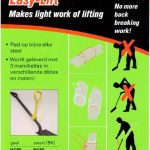 Harold Moore Easy Lift, een extra handgreep voor uw schop, vork of greep, van Harold Moore