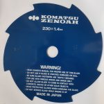 Komatsu Zenoah Bosmaaierblad 8t - 230 mm - 25 4