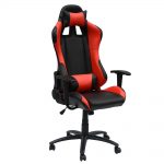 Import Bureaustoel gamestoel Manchester zwart/rood