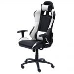 Import Bureaustoel gamestoel Manchester zwart/wit