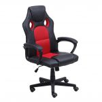 Import Little Bitch bureaustoel gamestoel rood in raceseat-stijl