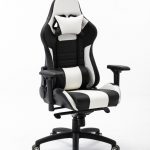 Alora Gamestoel Formula wit/ zwart