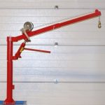 Import Aanhangwagen-kraan hydraulisch, capaciteit 500 kilo.