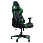 Alora Monaco bureaustoel / gamestoel groen in raceseat-stijl