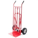 Import Steekwagen rood + steunwiel
