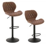 Alora Barkruk Alice bruin. Set van 2stks