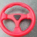 Mammoet Mammoet stuur met embleem. Rood