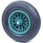 Import Kruiwagenwiel met kunststof velg en luchtband.2 ply