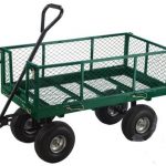 Turfmaster Turfmaster tuinkar/transportkar met metalen draadkooi, 363kg