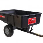 Turfmaster TURFMASTER XBIPCT17BH Aanhangwagen met kunststof kipbak 385kg