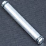 Import As voor kruiwagenwiel, asgat 20 mm, lengte 13 cm.